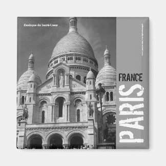 Imán Basilique du Sacré-Coeur Paris France Square Magne
