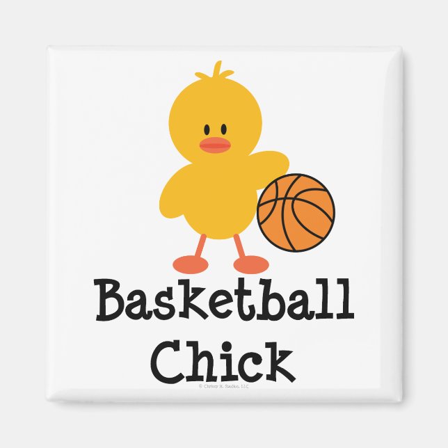 Imán Basketball Chick Magnet (Frente)