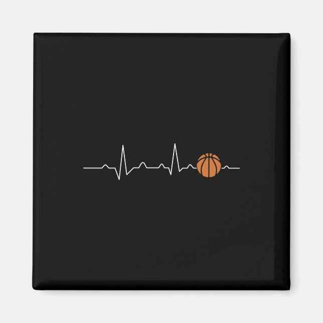 Imán Basketball Heart 1 (Frente)