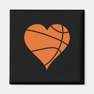 Imán Basketball Heart 2