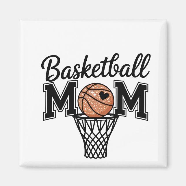 Imán Basketball Mom Magnet (Frente)