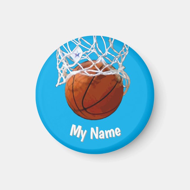 Imán Basketball Your Name Custom (Frente)