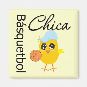 Imán Básquetbol Chica