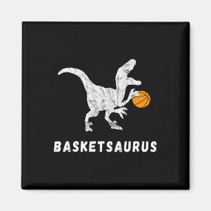 Imán Básquetbol de dinosaurio Baller T-rex Dino Jugando
