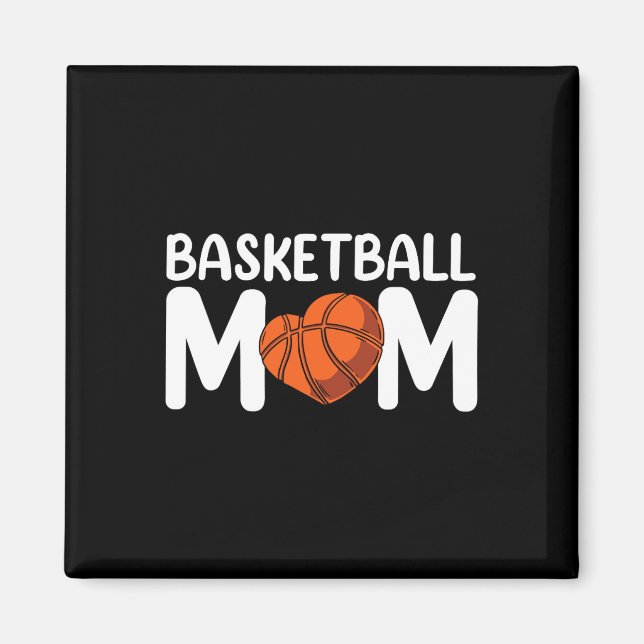 Imán Básquetbol mamá entrenador jugador partido equipo  (Frente)