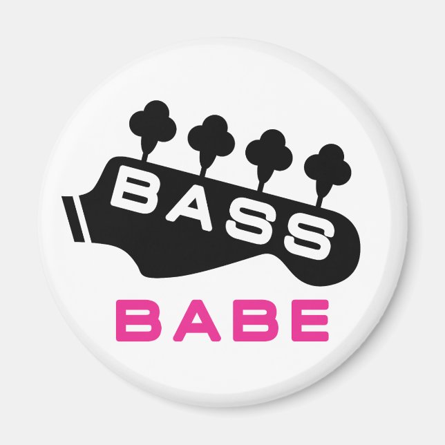 Imán Bass Babe Regalo Para Baid (Frente)