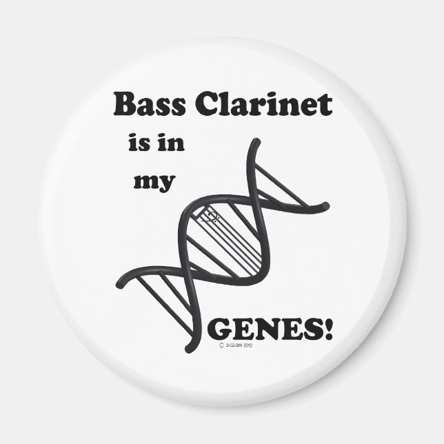 Imán Bass Clarinet Está En Mis Genes (Frente)