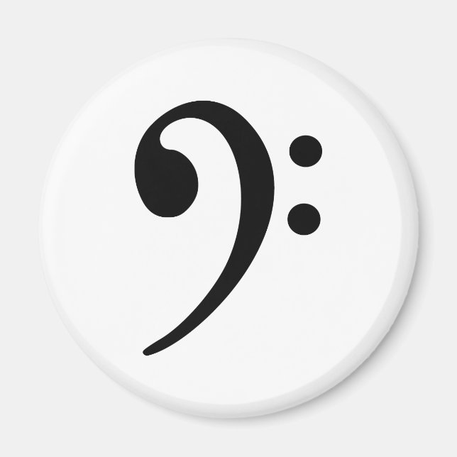 Imán Bass clef (Frente)