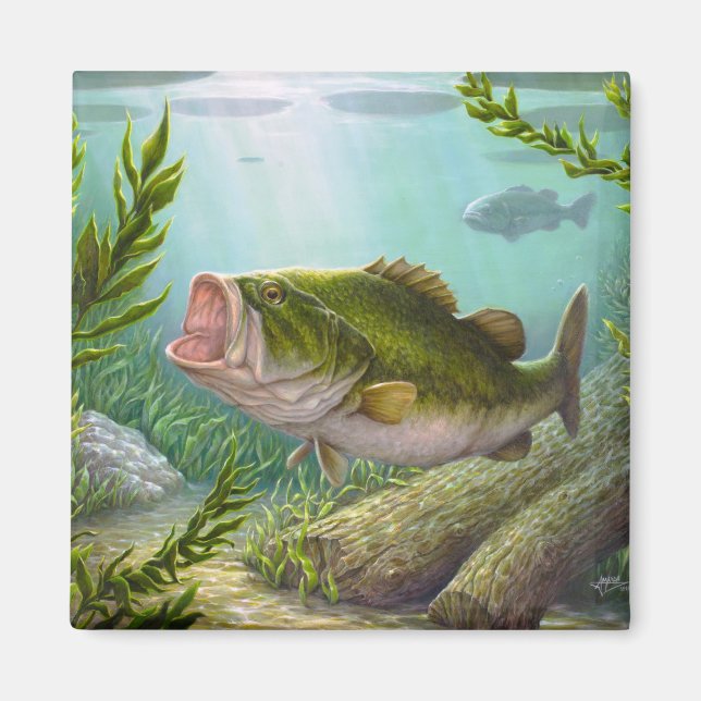 Imán Bass Fish (Frente)