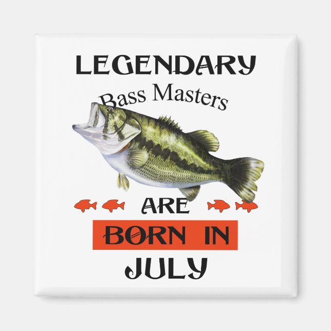 Imán Bass Masters July (Frente)