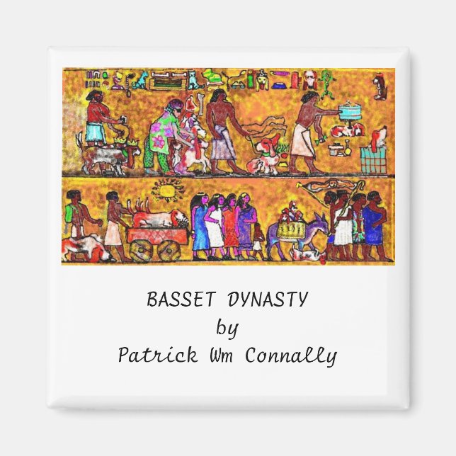 Imán BASSET DYNASTY de Patrick Wm Connally (Frente)