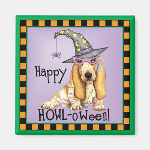 Imán Basset Hound Witch