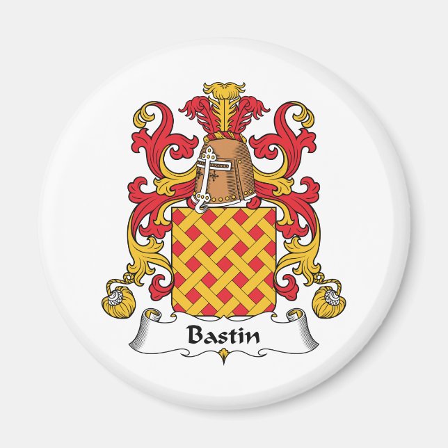 Imán Bastin Family Crest (Frente)