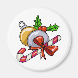 Imán Bastón de caramelo del navidad