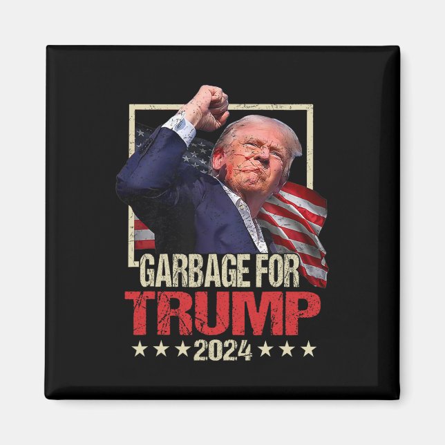 Imán Basura electoral para Trump en 2024 (Frente)