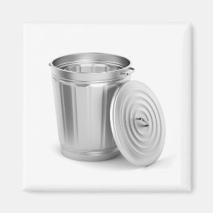 Imán Basura metalizado vacía