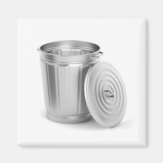 Imán Basura metalizado vacía (Frente)