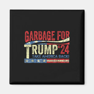 Imán Basura para el gracioso partidario de Trump 2024