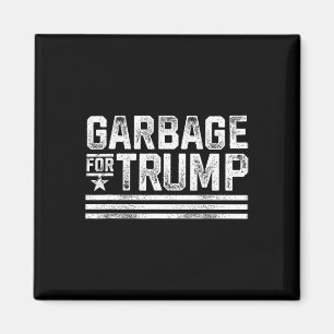 Imán Basura para Trump 2024 Basura Trump Vintage Basura