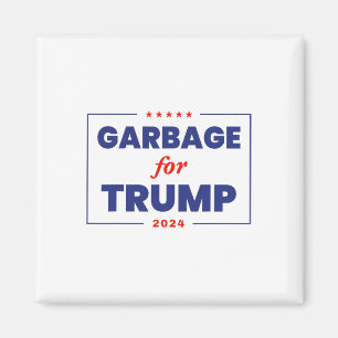 Imán Basura para Trump 2024 Funny Supporter Trump 1