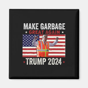 Imán Basura Para Trump Hace Que La Basura Estadounidens