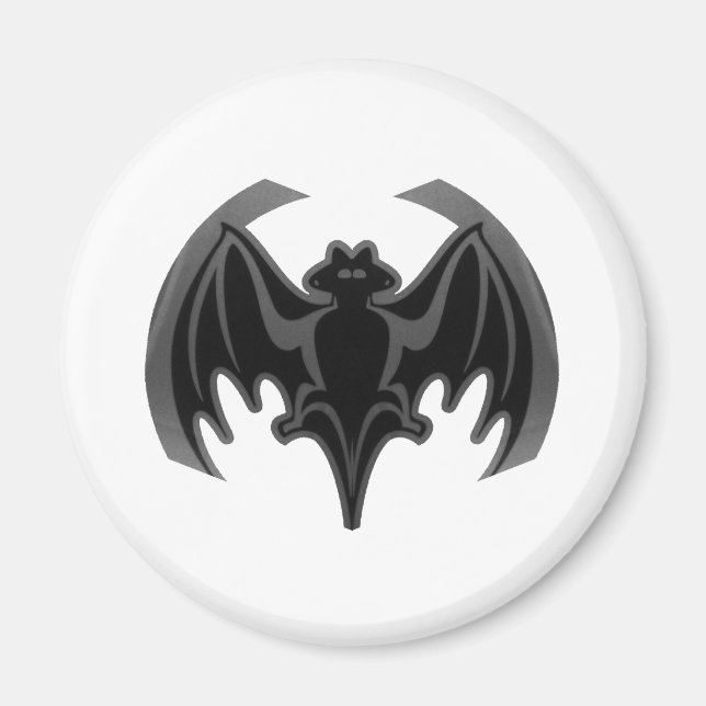 Imán Bat Black Inv El MUSEO Regalos Zazzle (Frente)