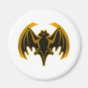 Imán Bat Gold Los Regalos Del MUSEO Zazzle
