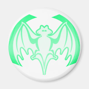 Imán Bat Green Inv El MUSEO Regalos Zazzle