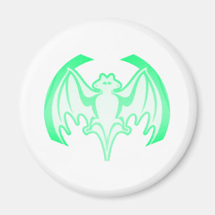 Imán Bat Green Inv El MUSEO Regalos Zazzle