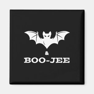 Imán Bat Y Boo-jee Boujee Halloween Rastreo De Disfrace