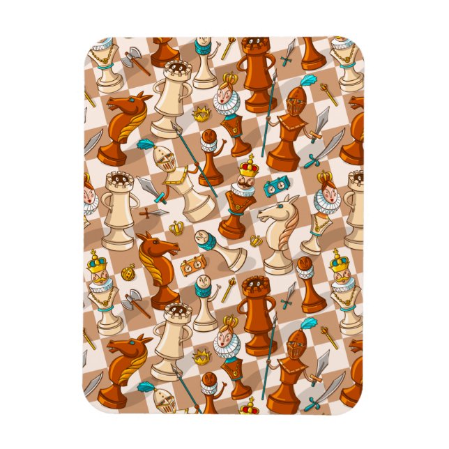 Imán Batalla de ajedrez (Vertical)