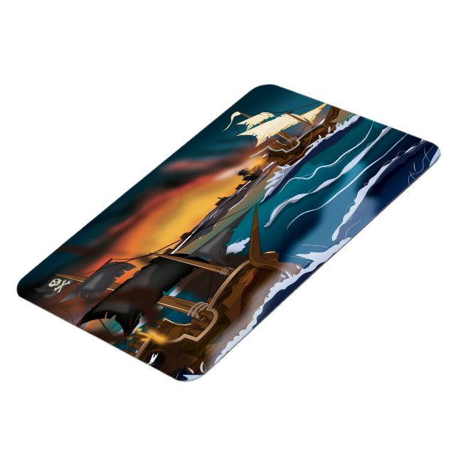 Imán ¡Batalla de Barcos Piratas! (Lado Izquierdo)