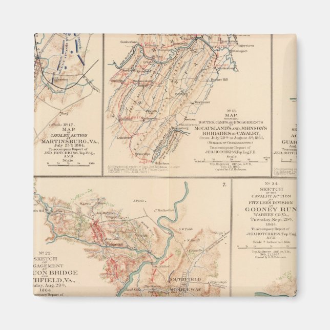 Imán Batalla de Belle Grove (Frente)