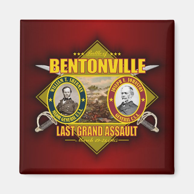 Imán Batalla de Bentonville (Frente)