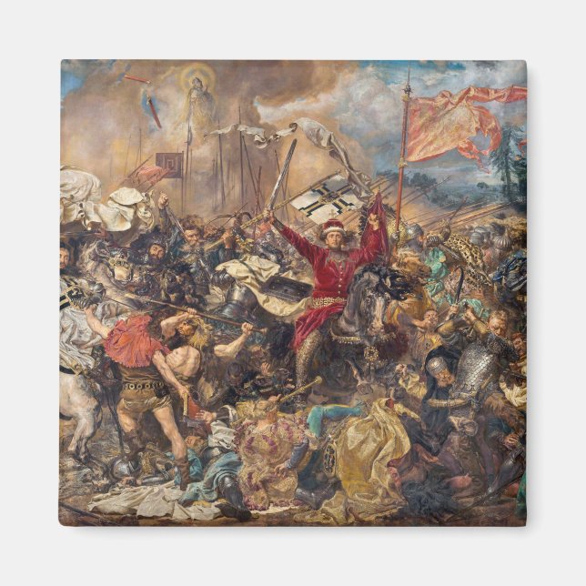 Imán Batalla de Grunwald (Escena Militar Medieval) (Gue (Frente)