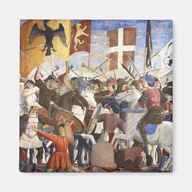 Imán BATALLA DE HERACLIUS por Piero Della Francesca (Frente)