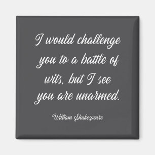 Imán Batalla de ingenio de William Shakespeare Literatu