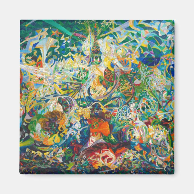 Imán Batalla de Luces, Isla Coney, Mardi Gras (Frente)