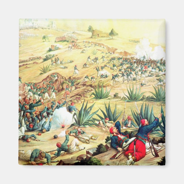 Imán Batalla de Puebla, 5 de mayo de 1862 (Frente)