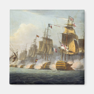 Imán Batalla de Trafalgar, el 21 de octubre de 1805,