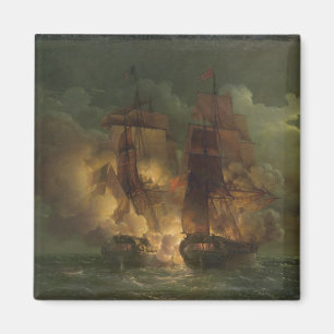 Imán Batalla entre la fragata francesa 'Arethuse