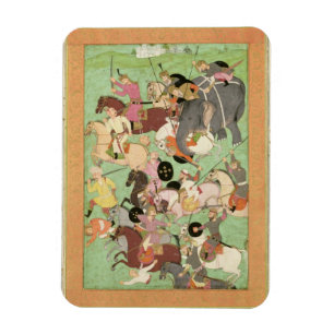 Imán Batalla entre las fuerzas de Irán y Turan, ilusion