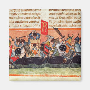 Imán Batalla entre romanos y galos