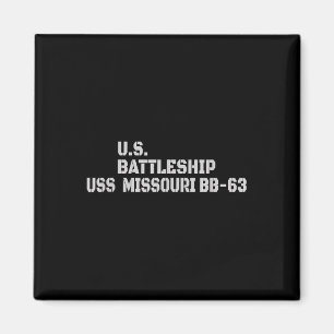 Imán Batallero Uss Missouri Bb-63 Veterano Fath
