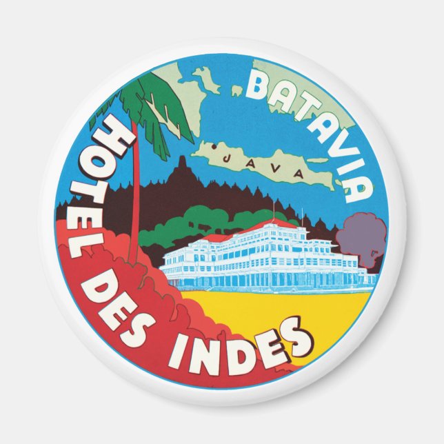 Imán BataviaHotelJava (Frente)