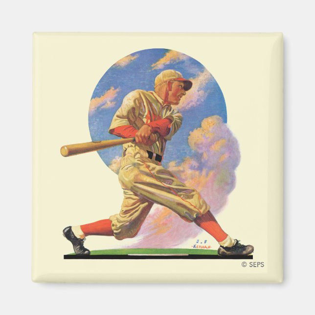 Imán Batería de béisbol (Frente)