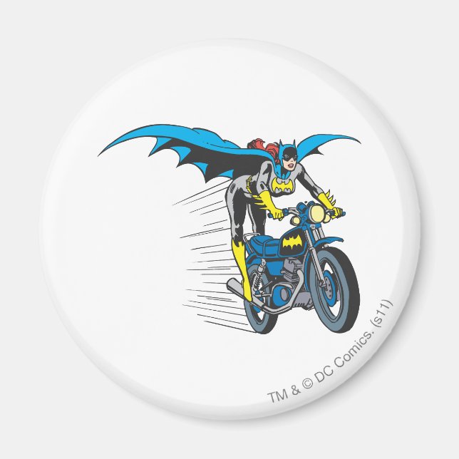 Imán Batgirl sobre Batcycle (Frente)