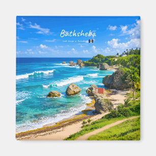 Imán Bathsheba, Barbados - Costa de Playa Tropical