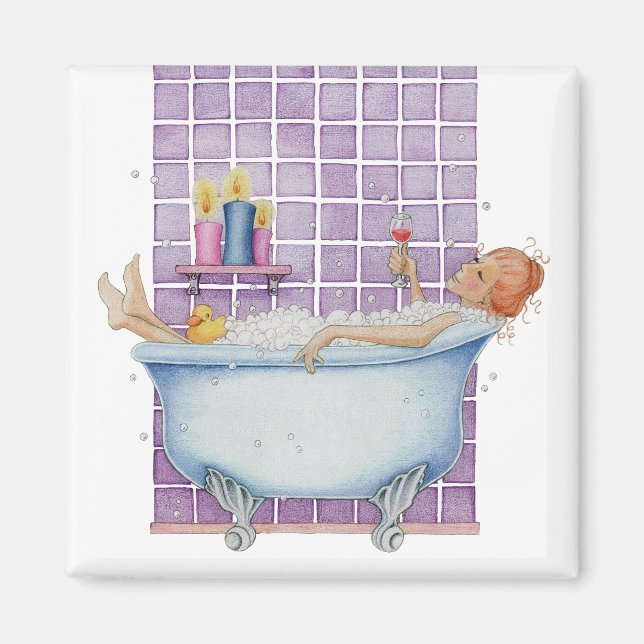 Imán Bathtub Joy Magnet (Frente)