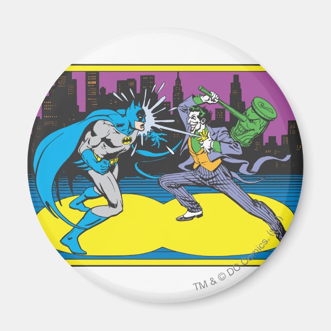 Imán Batman Fights Joker (Frente)
